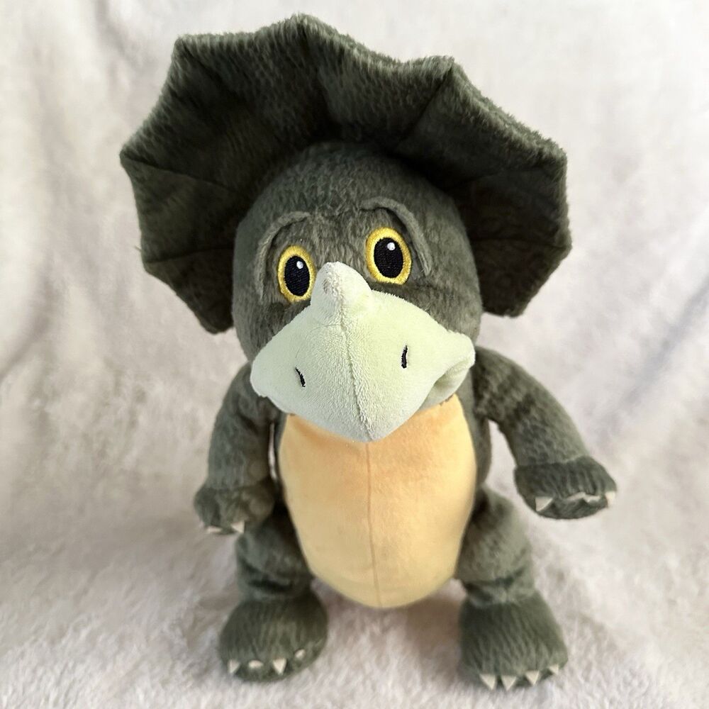 Kohls Cares Charles Fuge Three Little Dinosaurs Green Triceratops Plush Toy 12"